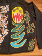 Load image into Gallery viewer, LARGE “Money” zip up hoodie